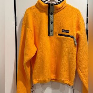 Columbia Vibrant Orange Fleece Jacket